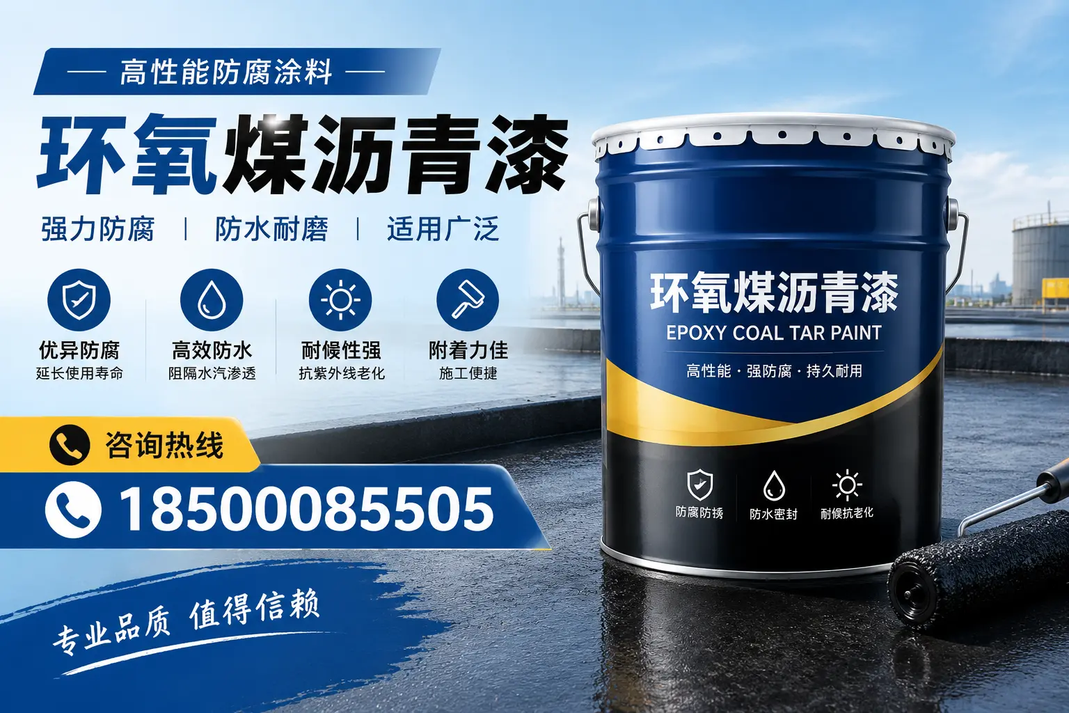 环氧煤沥青漆的主要成分与功能，都昌用户深度了解